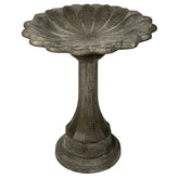 Photo of Birdbath - Lamppost Base - Sunflower Top - Marquis Gardens